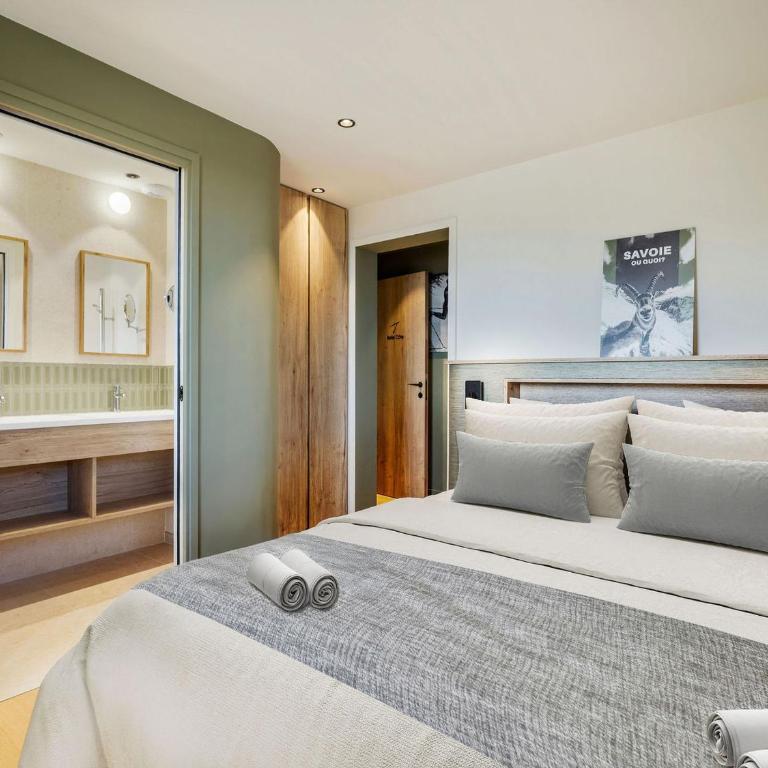 Chalet raffiné avec accès pistes et Jacuzzi - FR-1-568-57 - Appartement - 13
