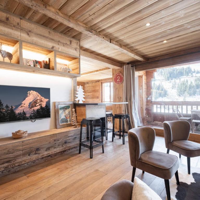 Terrasse sud, 4 pièces confort, proche pistes et commodités à La Clusaz - FR-1-304-232 - Appartement (7 Adultes) - 8