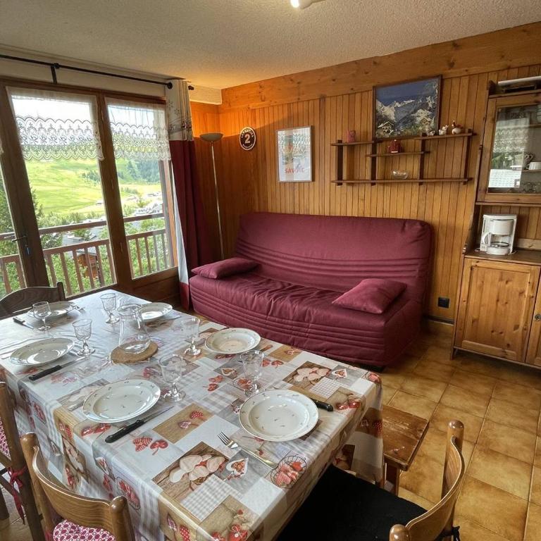 Chalet Roselend T2 cabine, splendide vue montagne proche pistes et commerces - 7 personnes - ASAI218-008 - Apartment mit 1 Schlafzimmer - 1