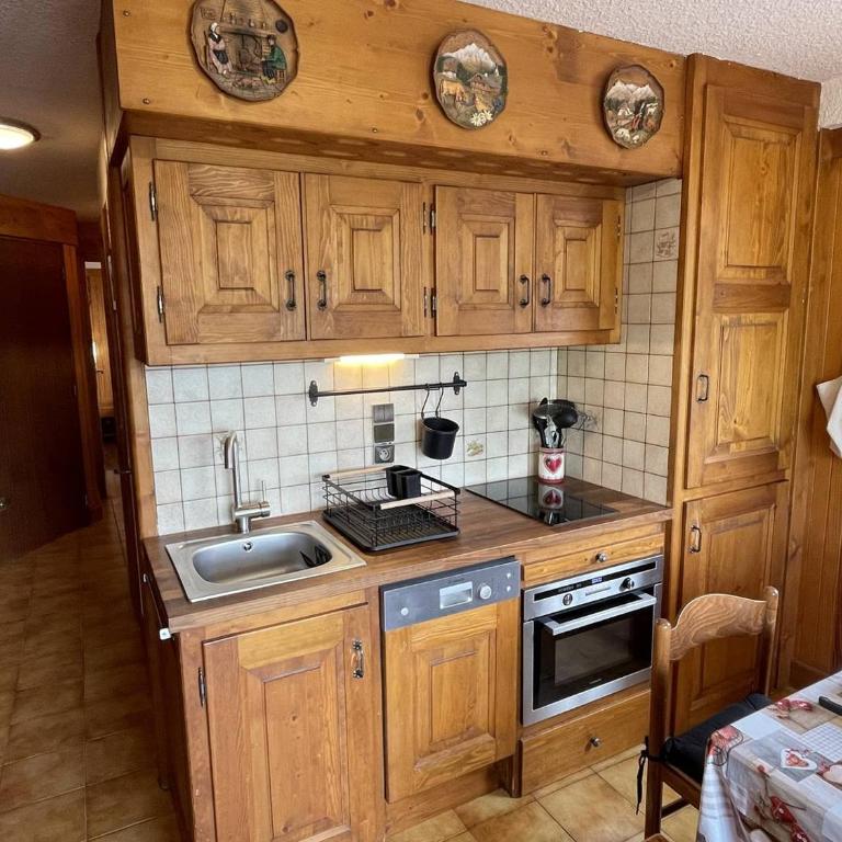 Chalet Roselend T2 cabine, splendide vue montagne proche pistes et commerces - 7 personnes - ASAI218-008 - Apartment mit 1 Schlafzimmer - 13