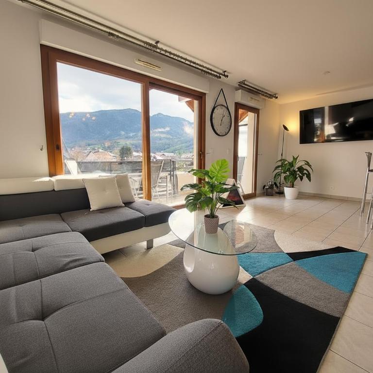 Le Balcon du Laudon Au cœur de St Jorioz spacieux appartement avec terrasse et vue montagne - Appartement 3 Chambres - 1