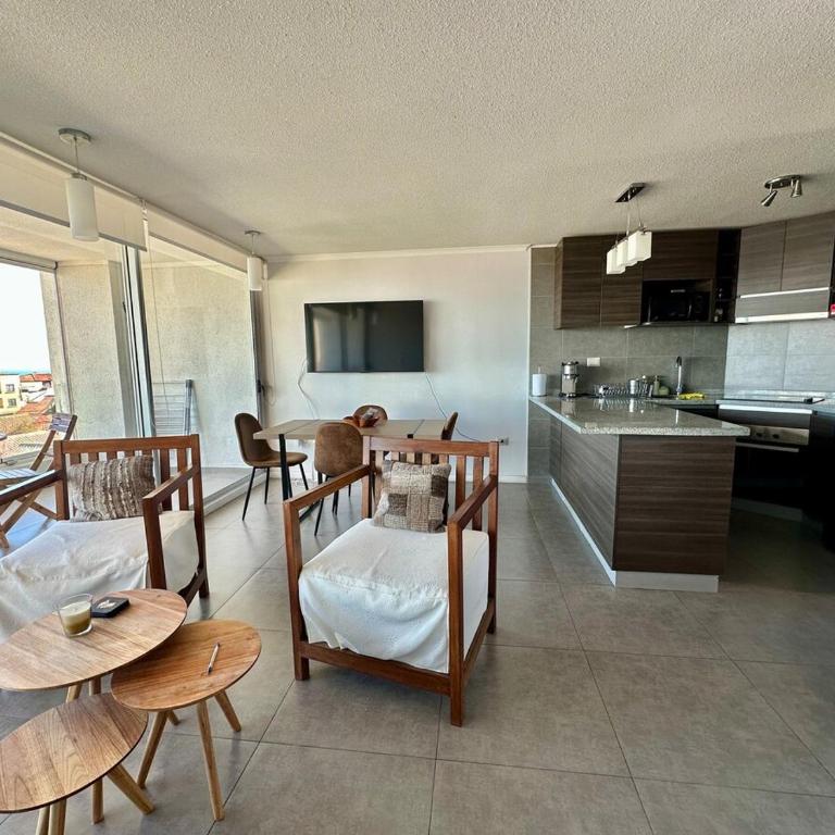 Relajo y Vista al Mar Club Océano Coquimbo-Serena - Two-Bedroom Apartment - 9