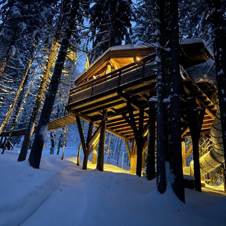 Cabane entre terre et ciel - Cabane dans les Arbres Ruisseau - 3