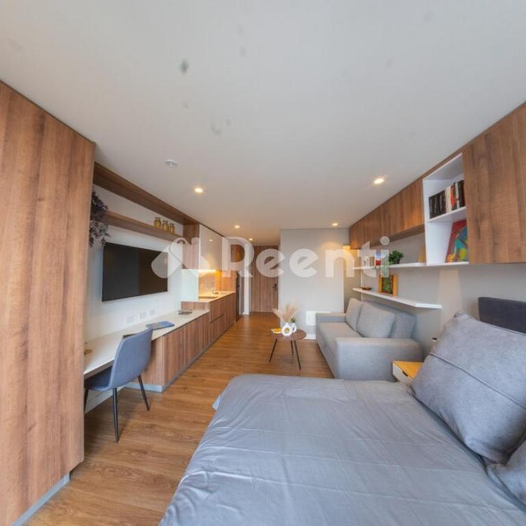 Loft cerca a la Embajada Americana y Corferias - One-Bedroom Apartment - 2