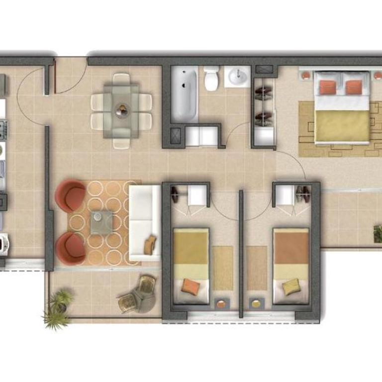 Escapada Perfecta Confort y Relax a Pocos Pasos del Pan de Azúcar - Three-Bedroom Apartment with Private Pool - 6