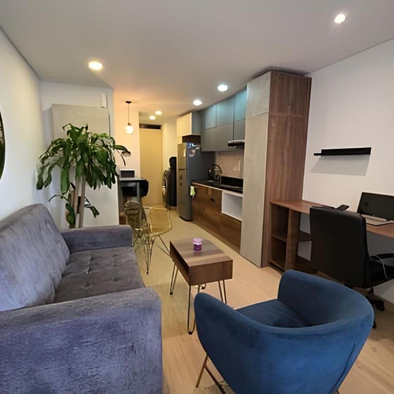 Executive loft, Wifi 500Mgb, Gym, Terraza, Usaquén - Apartamento con vistas a la ciudad - 2
