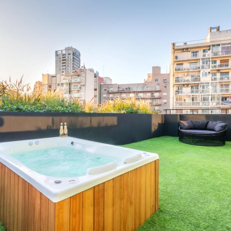 Deluxe Apartments in Palermo - by BueRentals - Apartamento de 1 dormitorio con bañera de hidromasaje en la azotea - 19