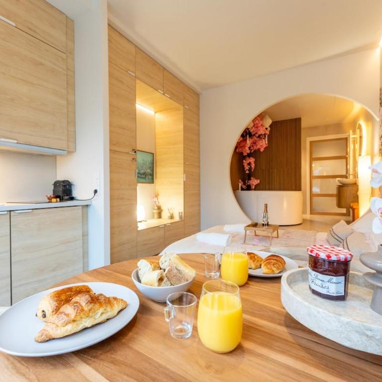 Suite Naïkan, Balneo & Atmosphère Zen Japonaise - Apartment mit 1 Schlafzimmer - 3