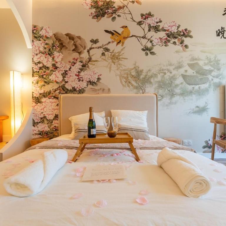 Suite Naïkan, Balneo & Atmosphère Zen Japonaise - Apartment mit 1 Schlafzimmer - 10