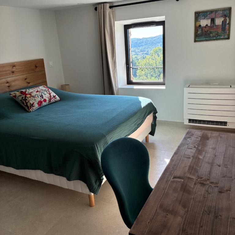 Mas des quatre cyprès - Zimmer mit Kingsize-Bett und Meerblick - 7