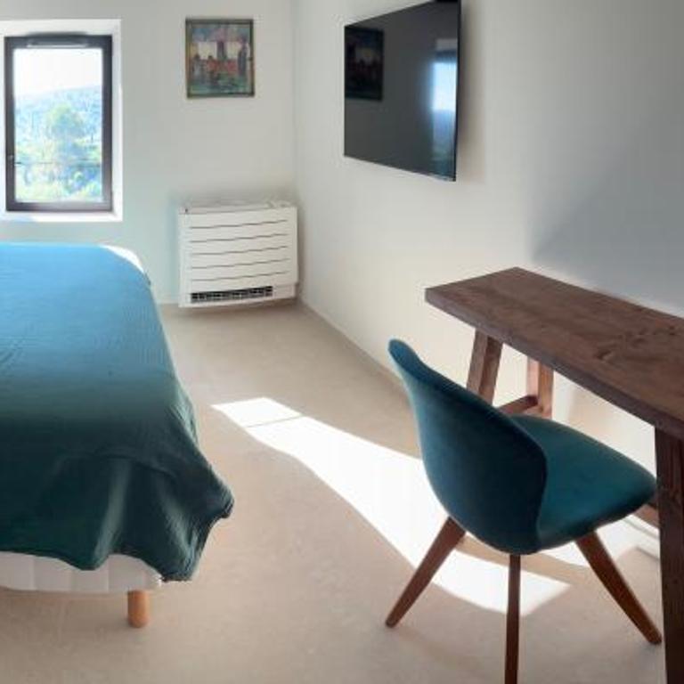 Mas des quatre cyprès - Zimmer mit Kingsize-Bett und Meerblick - 5