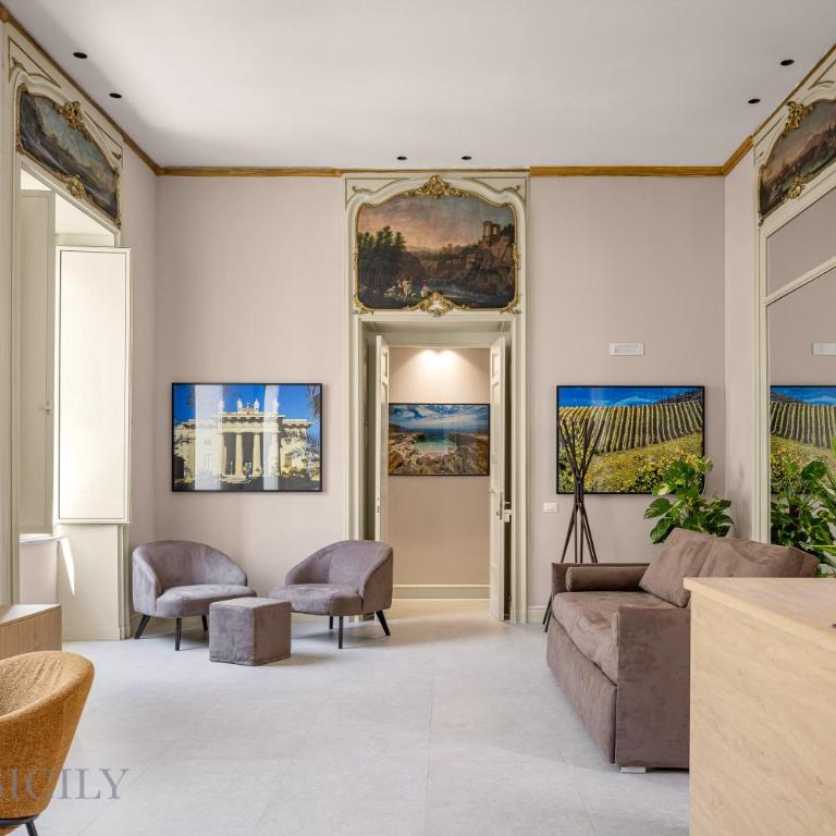 Palazzo Cavarretta - Le Stanze dei Baroni - Quadruple Room with Balcony - 5