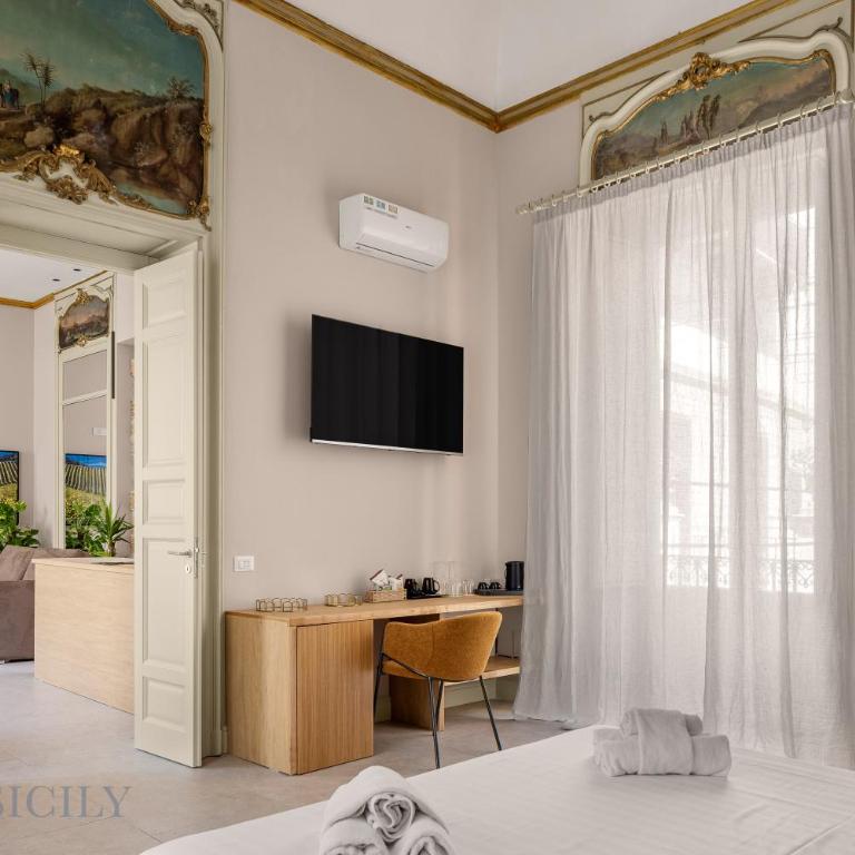 Palazzo Cavarretta - Le Stanze dei Baroni - Quadruple Room with Balcony - 6