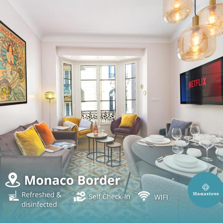 5 min Casino de Monaco - Appartement rénové - EI - Two-Bedroom Apartment - 1
