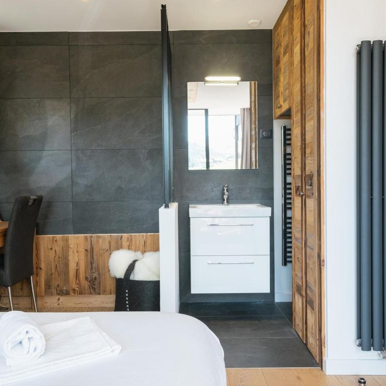 Appartement 4★, 8 pers, sauna, 3 ch, balcon sud, vue La Clusaz - FR-1-304-217 - Apartamento (8 adultos) - 12
