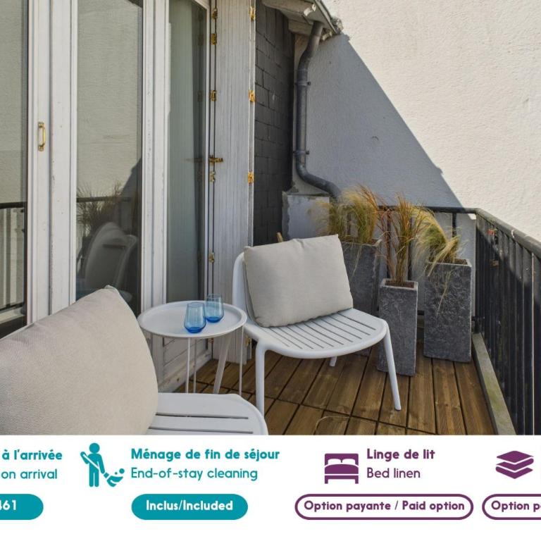 Vue mer - Appart pour 2 adultes et 1 enfant - Appartamento - 2