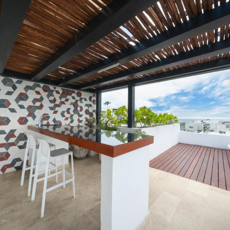 Luxury Studio Equipped with Rooftop Pool & Gym - Piedra Azul 605 - Estudio Deluxe - 13