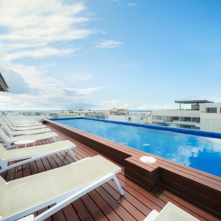 Luxury Studio Equipped with Rooftop Pool & Gym - Piedra Azul 605 - Estudio Deluxe - 2