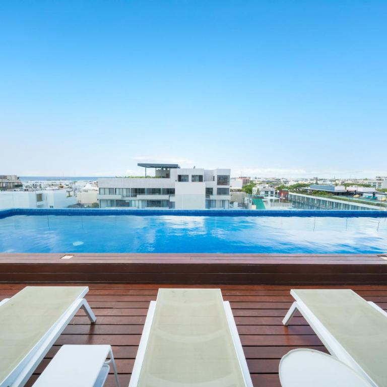 Luxury Studio Equipped with Rooftop Pool & Gym - Piedra Azul 605 - Estudio Deluxe - 12