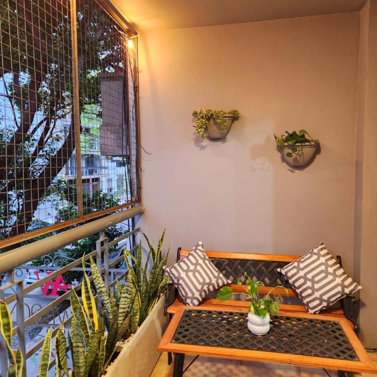 Acogedor apartamento con amplio balcón a mts subte - Apartamento de 1 dormitorio - 5