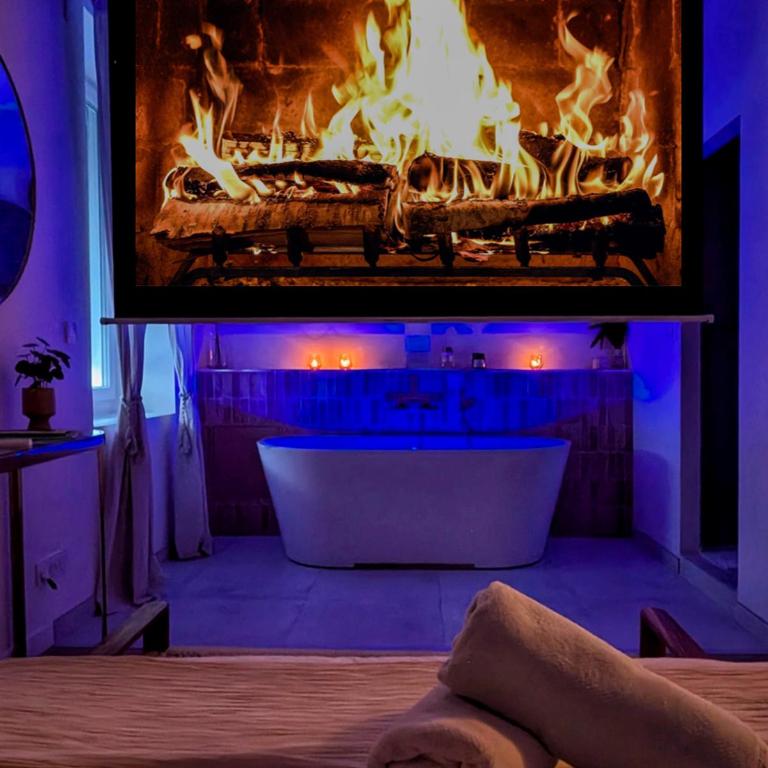 Suite Meraki - Luxe & Voyage - Jacuzzi & Cinéma - Apartamento de 1 dormitorio - 1