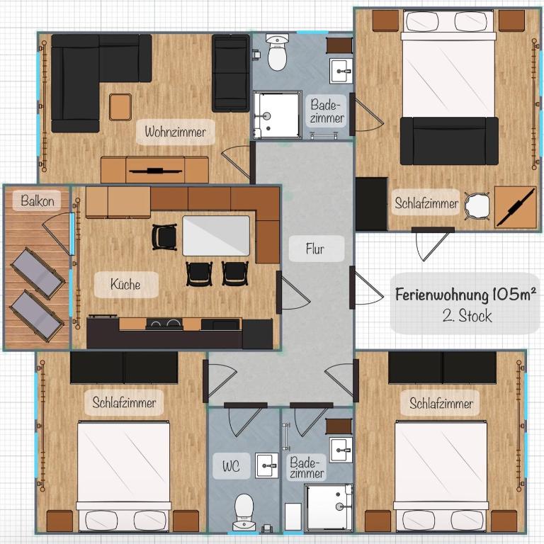 Ferienwohnung Halder, inklusive STUBAI SUPER CARD - Apartment mit 3 Schlafzimmern und Balkon - 3