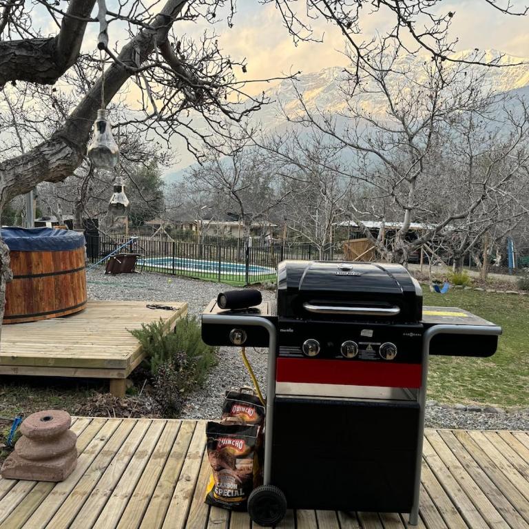 Cabaña equipada en el Ingenio , hot tub y parrilla - Casa con 1 dormitorio - 79