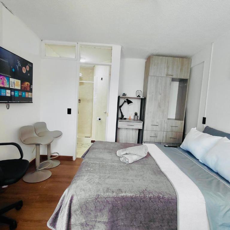 Estudio cable plaza confort y ubicación ideal - Apartamento de 1 dormitorio - 2