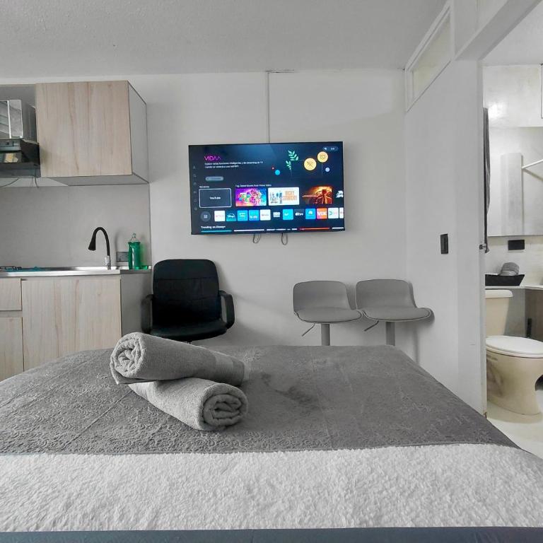 Estudio cable plaza confort y ubicación ideal - Apartamento de 1 dormitorio - 4