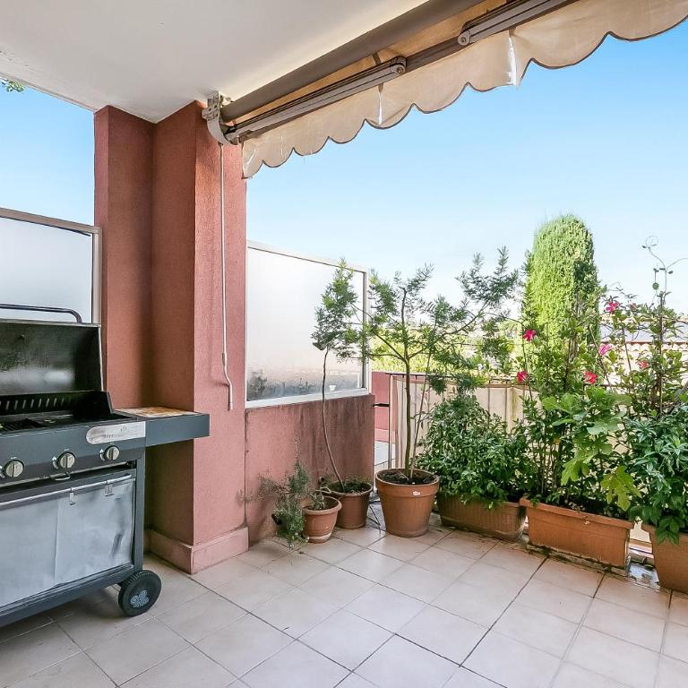 Cosy Apartement Gaia Villeneuve-Loubet - Happy Rentals - Apartamento con terraza - 15