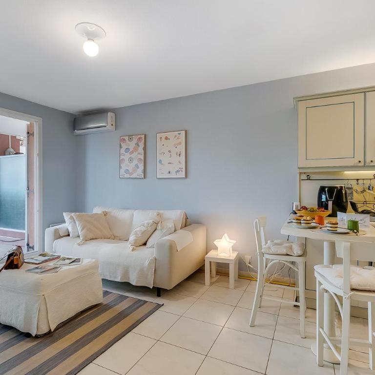 Cosy Apartement Gaia Villeneuve-Loubet - Happy Rentals - Apartamento con terraza - 19