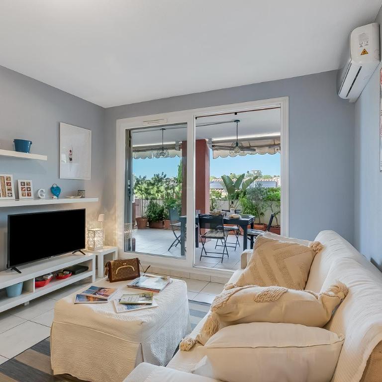 Cosy Apartement Gaia Villeneuve-Loubet - Happy Rentals - Apartamento con terraza - 20
