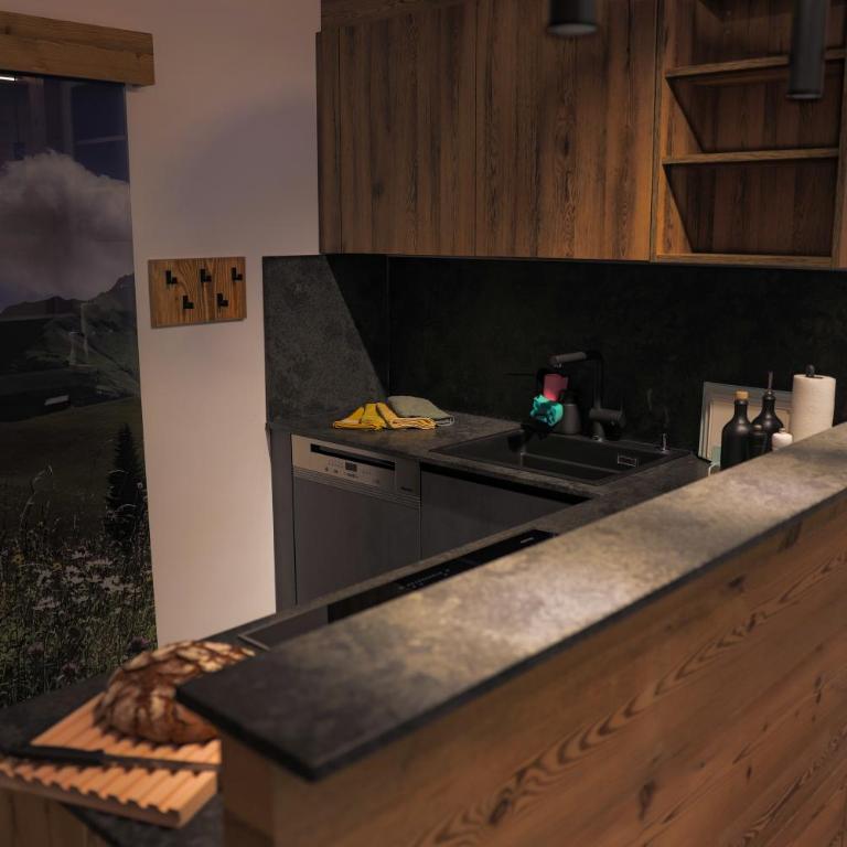 Pension Muggengrat - Apartment mit 3 Schlafzimmern und Bergblick - 9