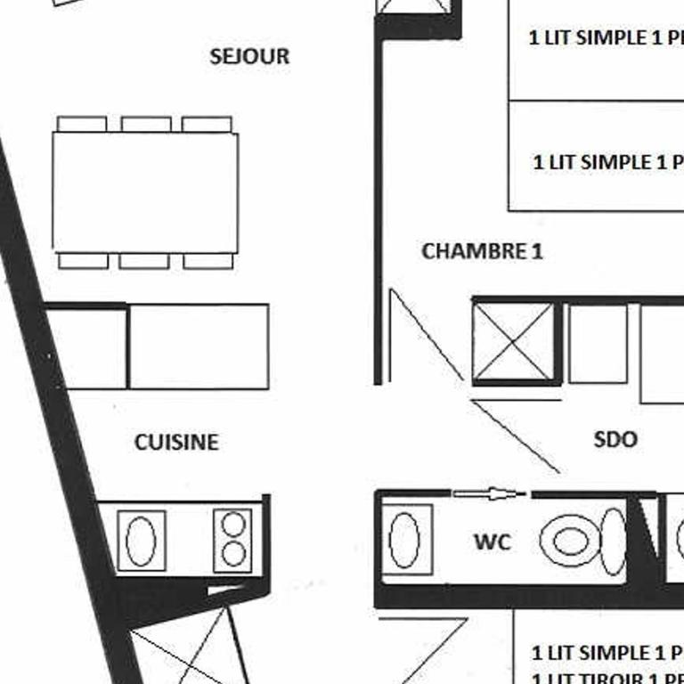 Charmant appart rénové 6/7 pers, proche pistes & Espace Paradisio - FR-1-329-68 - Appartamento (7 Adulti) - 4