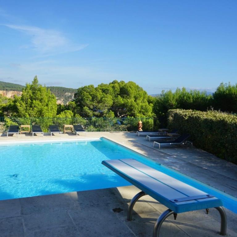 Grande villa familiale vue mer avec piscine - domaine privé à St Cyr sur Mer - Villa avec Piscine Privée - 72