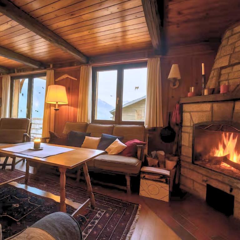 Chalet les Mélèzes - Typique, terrasse & cheminée - Haus mit 3 Schlafzimmern - 1