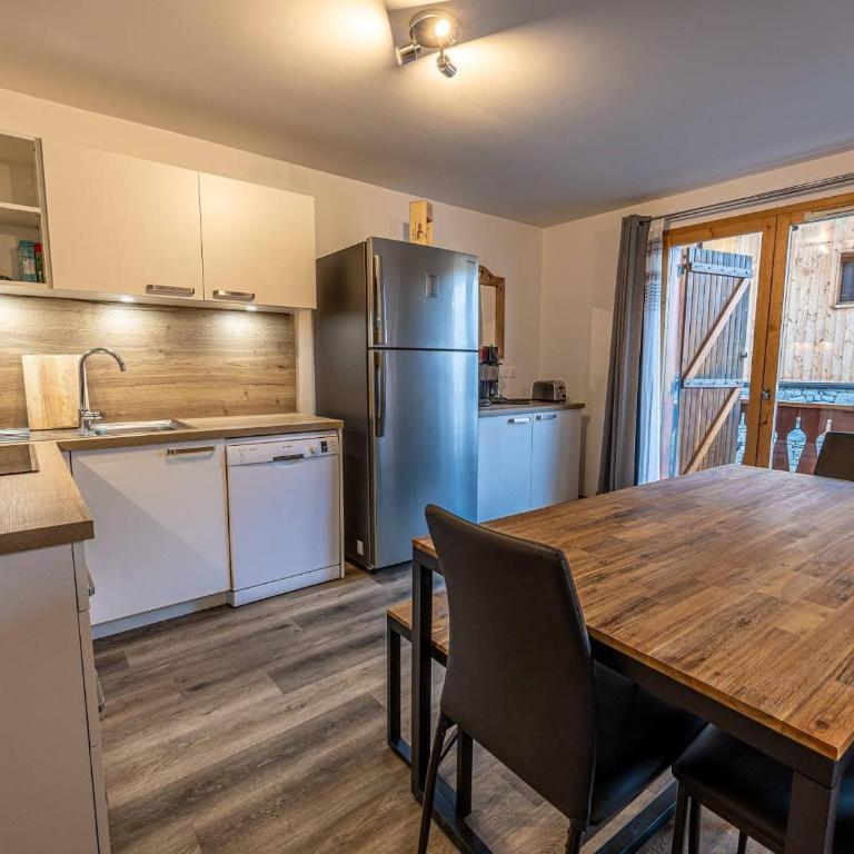 Chalet cosy 8 pers à Plagne Soleil avec WIFI - Maison 3 Chambres - 8
