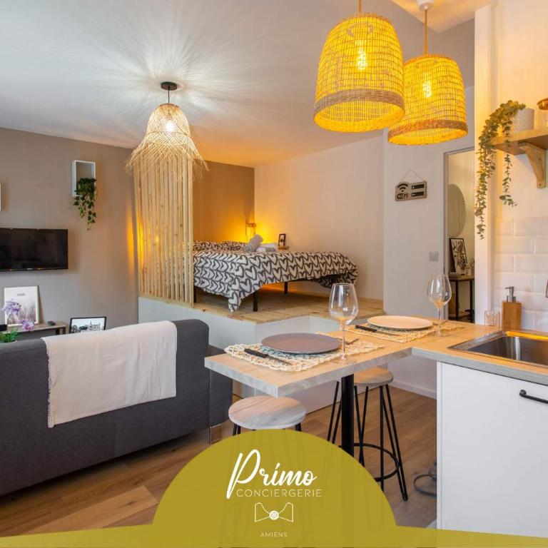 L'Estrade - Parking Centre 5 min Gare d'Amiens - Apartment - 1