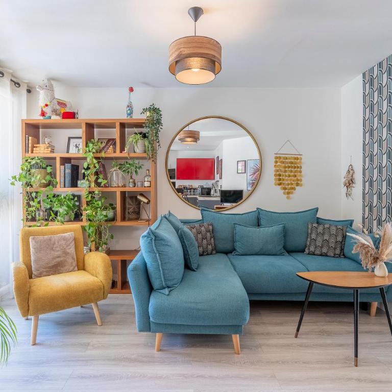 Boho Zen - T3 calme avec parking en ville - Apartamento de 2 dormitorios - 11