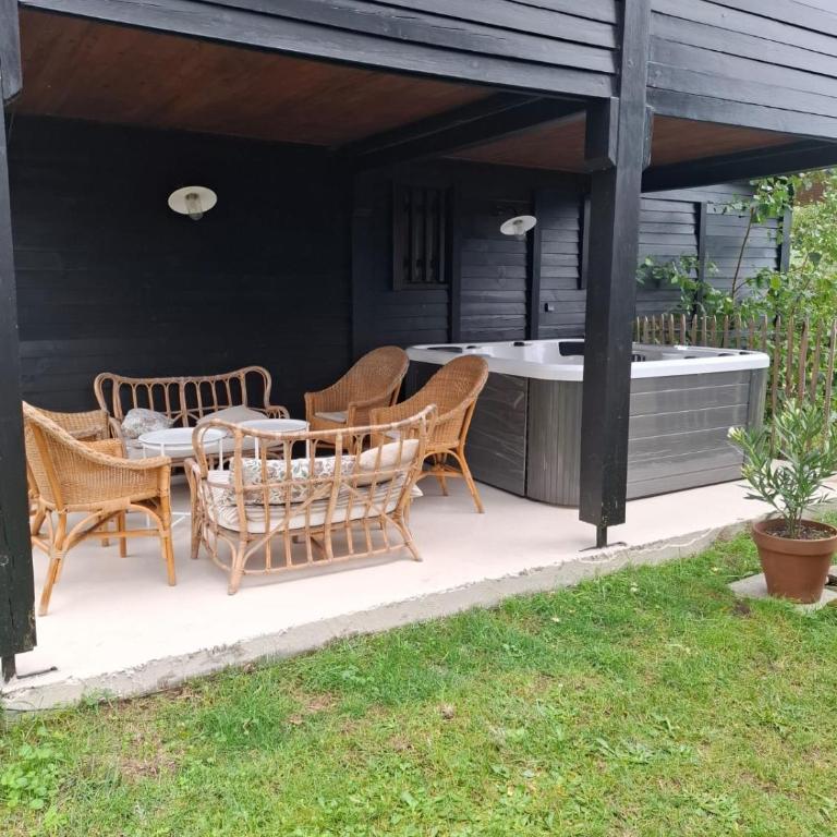 Le Lodge de l'océan - Maison familiale en bois neuve - Piscine chauffée - Maison 3 Chambres - 3