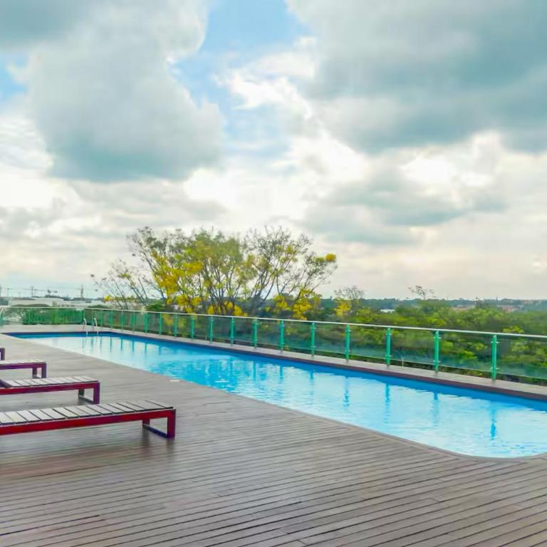 Apto en Cali Moderno con Balcón, Piscina & Terraza - Apartamento de 1 dormitorio - 19