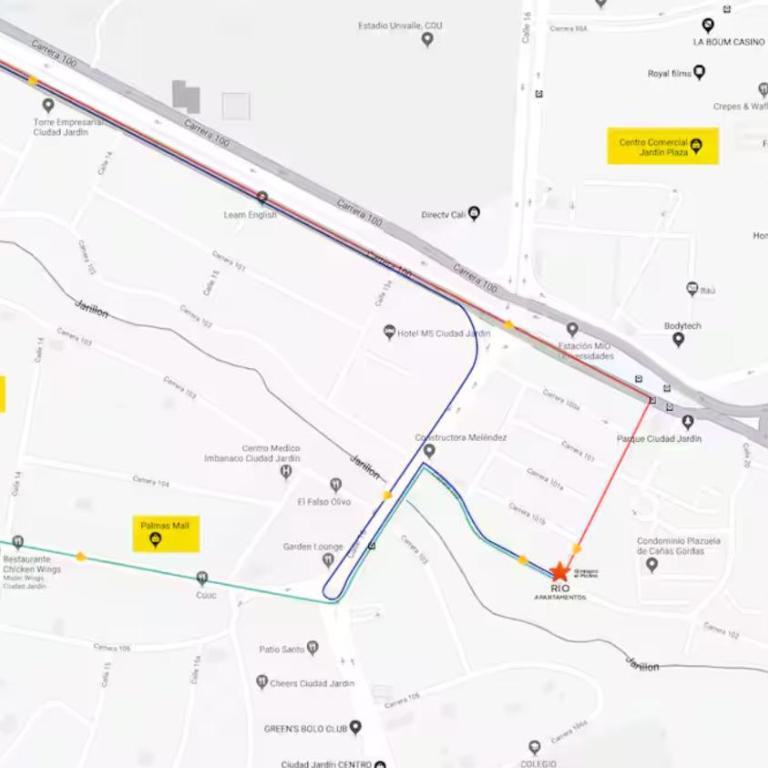Apto en Cali Moderno con Balcón, Piscina & Terraza - Apartamento de 1 dormitorio - 21
