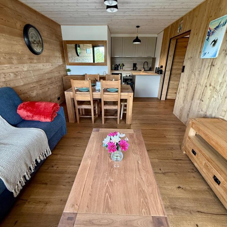 Le Petit Chalet, charme des Sommets - Apartment mit 2 Schlafzimmern und Bergblick - 7