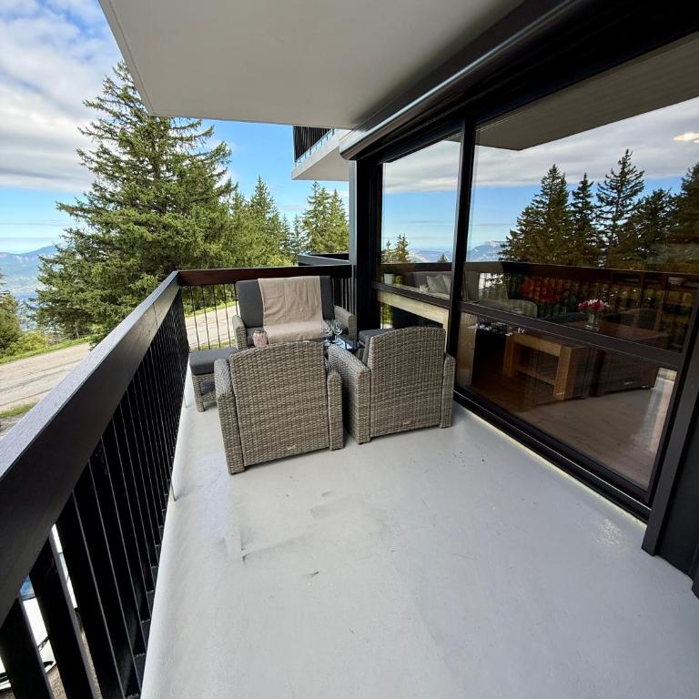Le Petit Chalet, charme des Sommets - Apartment mit 2 Schlafzimmern und Bergblick - 4