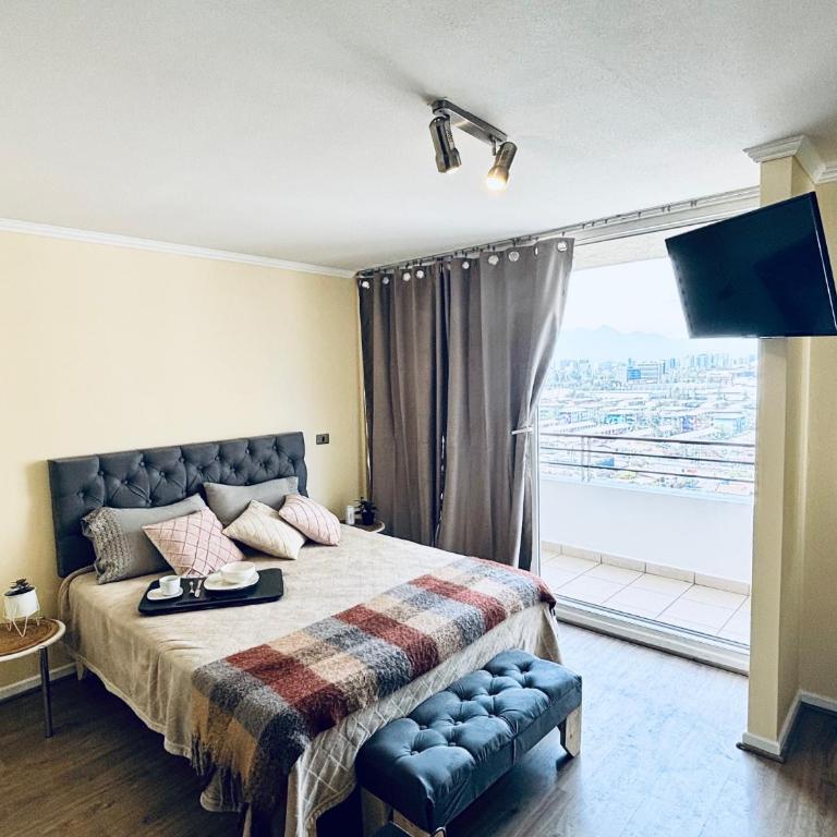 Departamento estudio en Macul hasta 3personas, a pasos del metro incluye estacionamiento - Studio Apartment - 20