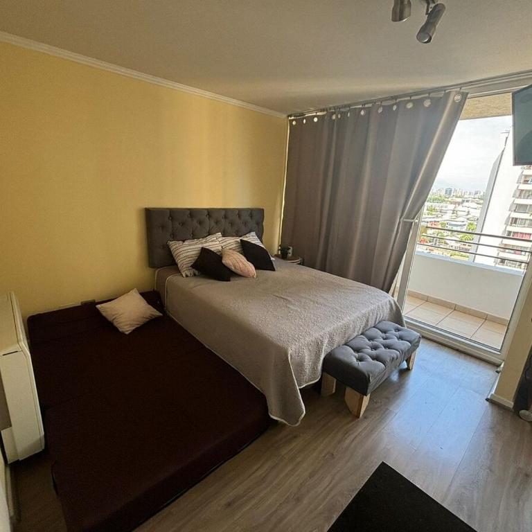 Departamento estudio en Macul hasta 3personas, a pasos del metro incluye estacionamiento - Studio Apartment - 7