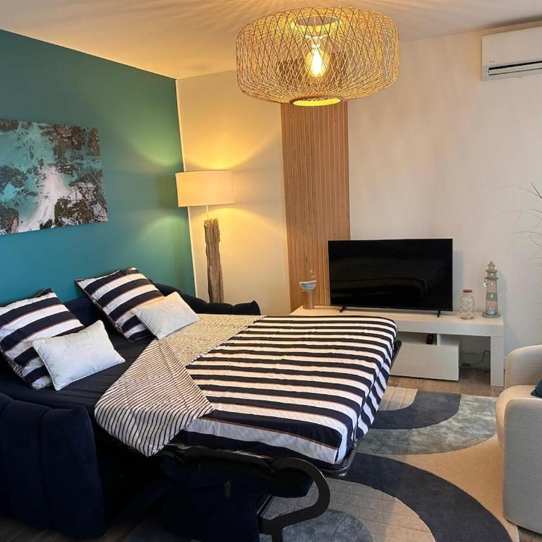 Bleu Corse, entre mer et soleil - One-Bedroom Apartment with Sea View - 34