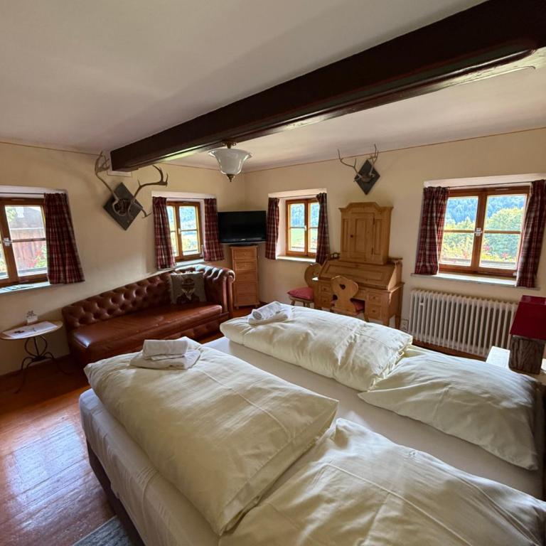 Berggasthof Butzn Wirt - Doppelzimmer mit Bergblick - 5