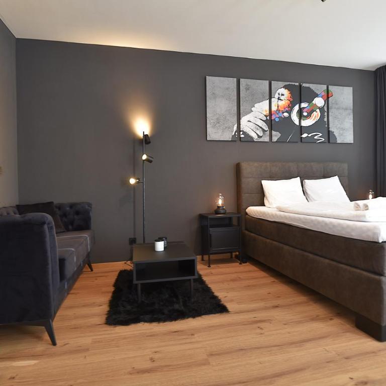 Monkey Loft - Graz City Center & Free Garage Parking - Apartment mit 1 Schlafzimmer und Balkon - 15