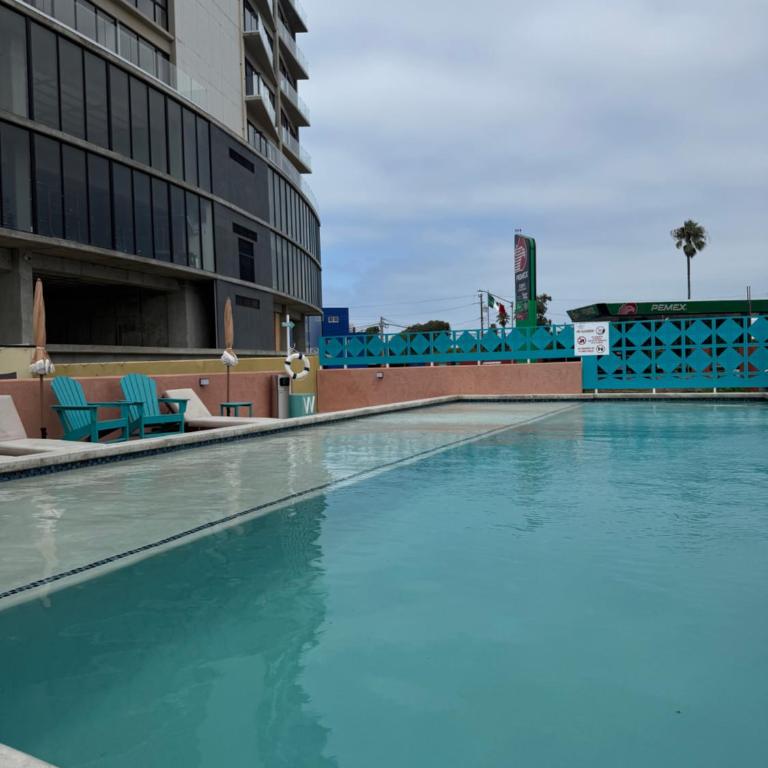 Modern 2BR Ocean View Pool & Kids Area CheckIn 2PM - Two-Bedroom Apartment - 6
